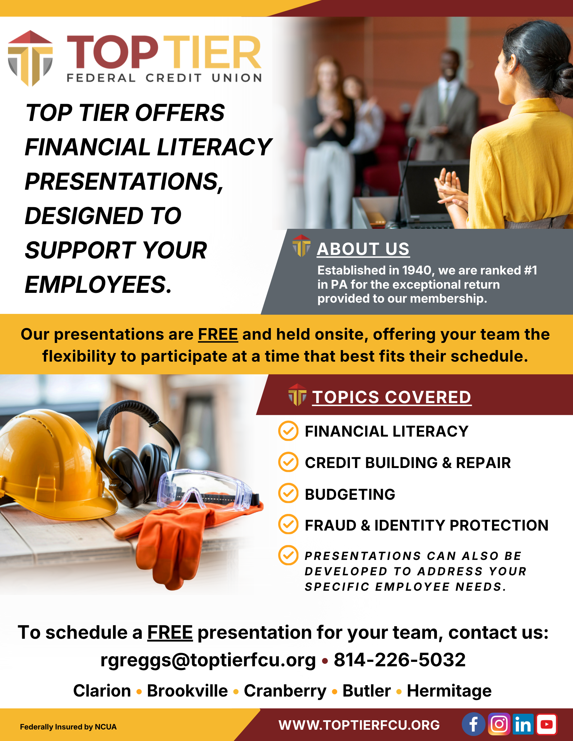 financial literacy presentations for your employees
